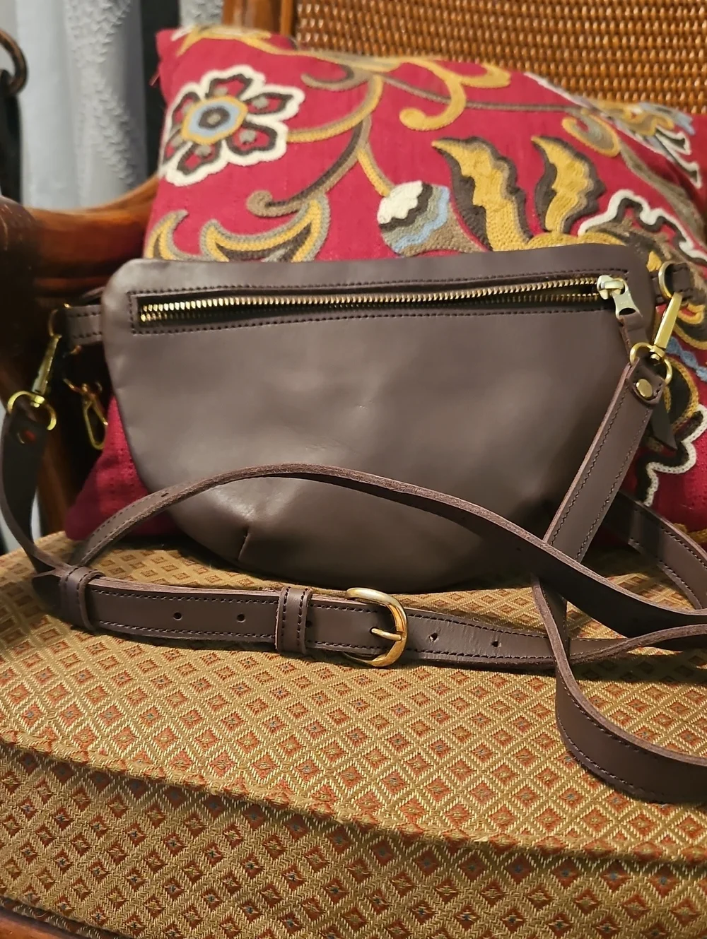Abby Alley Mocha Crossbody